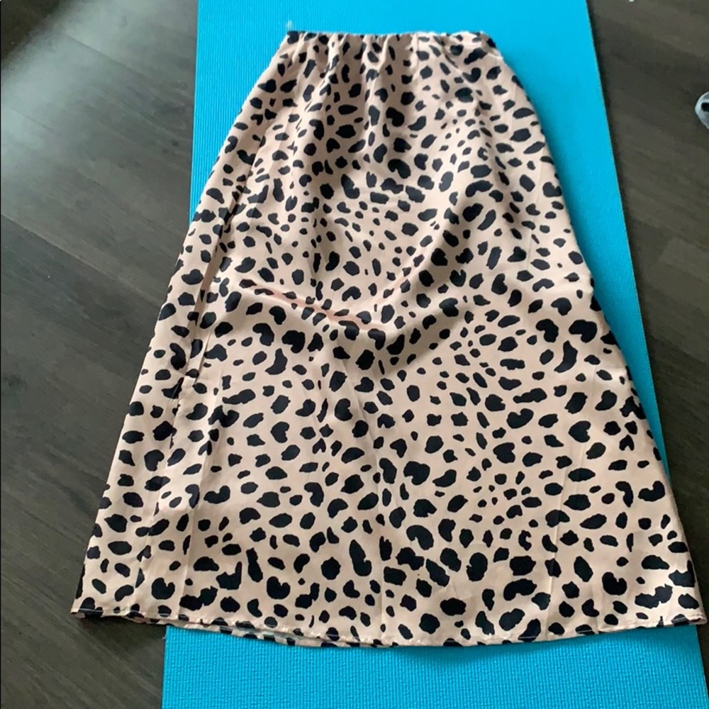 Cheetah print skirt